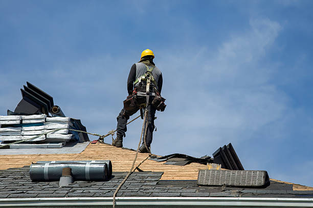 Professional Metal Roofing technician working in Green Valley, IL